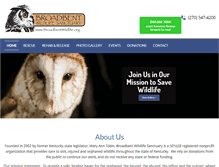 Tablet Screenshot of broadbentwildlife.org